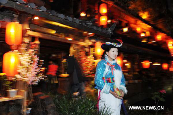 Lijiang ancient town licenced national 5A tourism attraction spot