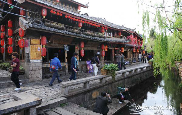 Lijiang ancient town licenced national 5A tourism attraction spot