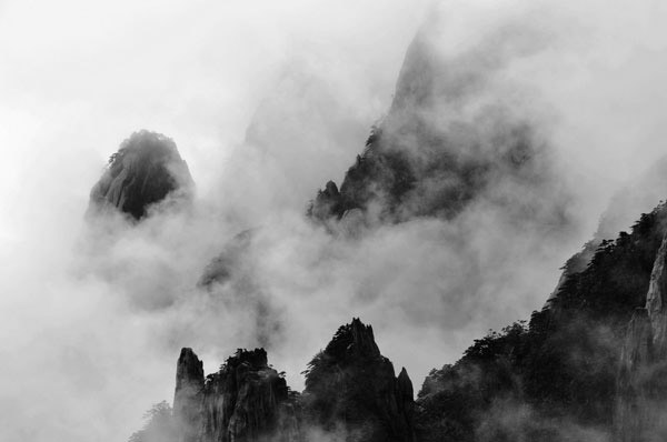 Head in the clouds at Huangshan Mountain