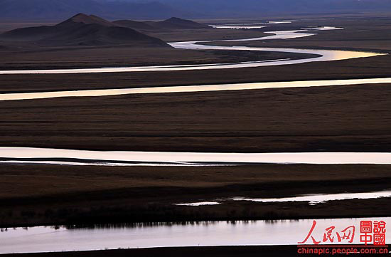 Yellow River’s beautiful scenery in Tangke