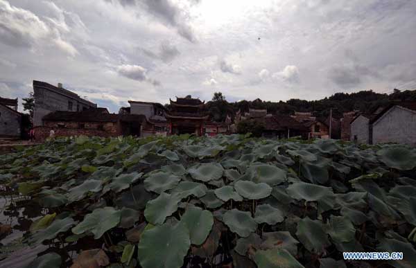 Ancient buildings in 600-year-old village in C. China