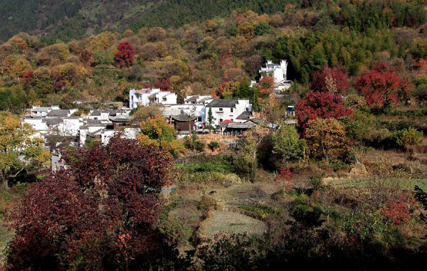 Scenery of Tachuan village, China's Anhui