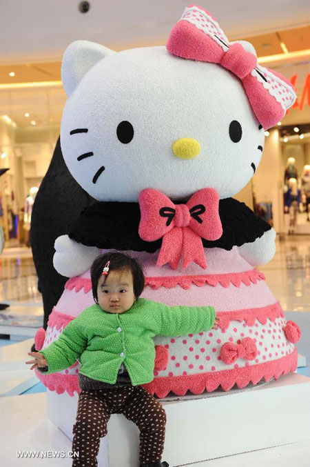 'Hello Kitty Polar Tour' exhibition opens in Shanghai