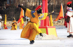 Winter scenery of Summer Palace in Beijing