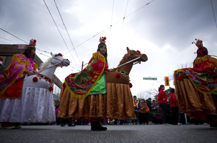 Chinese New Year parade in Vancouver