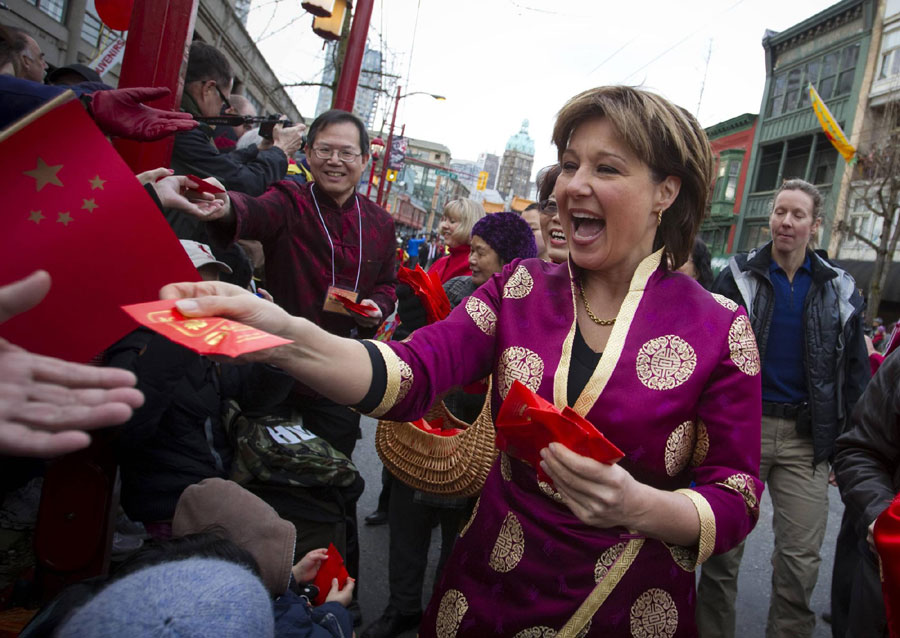 Chinese New Year parade in Vancouver