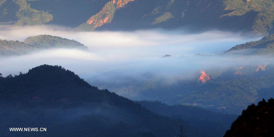 Scenery of mountainous areas in Beijing's Huairou district