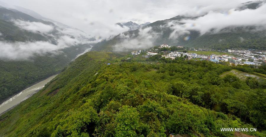 Medog county in Tibet