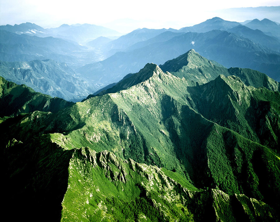 The highest mountain in Taiwan - Jade Mountain