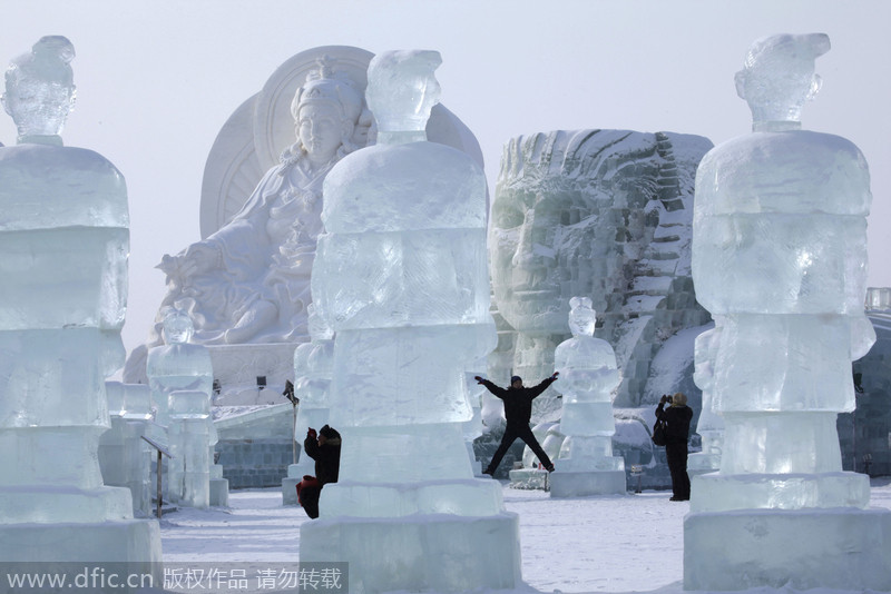 China’s beautiful snow scenes