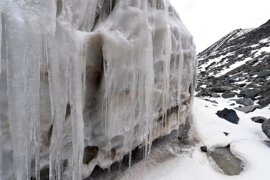 Shrinking glaciers on Qilian Mountains