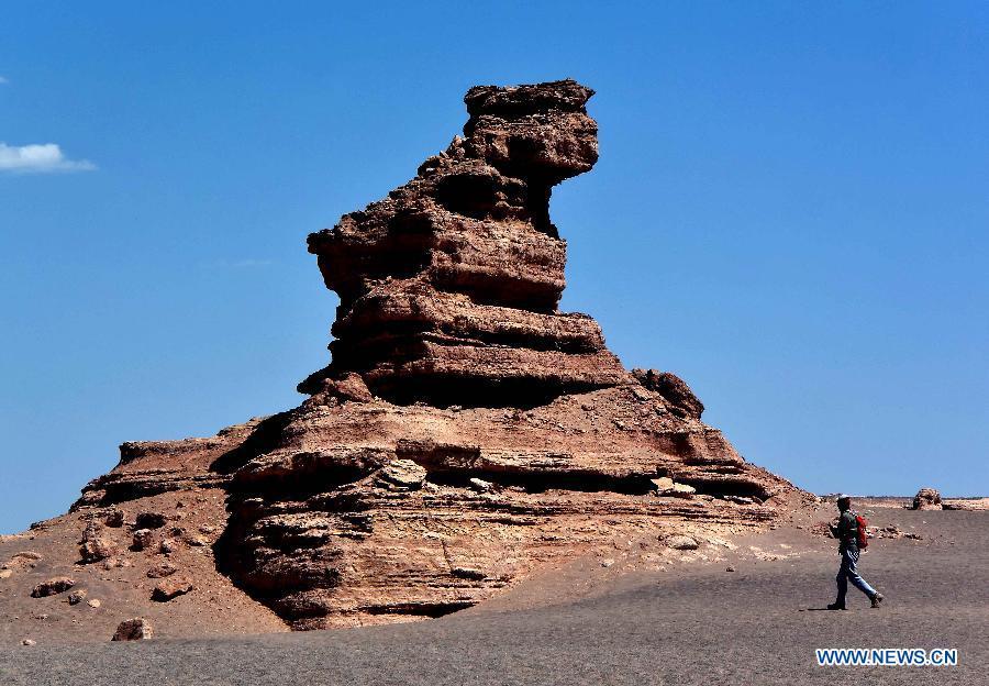 Yardang landforms at Dunhuang Yardang National Geopark