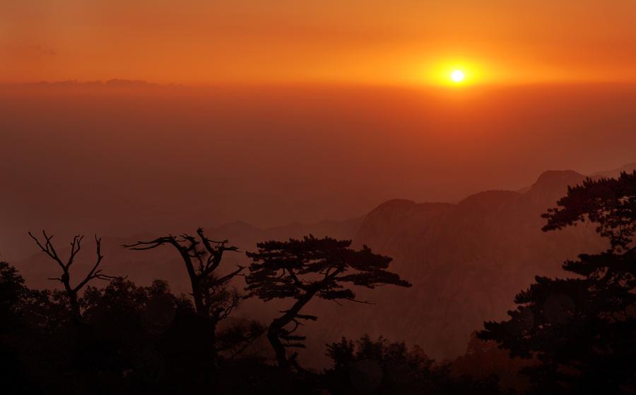 Breathtaking scenery of Mount Hua