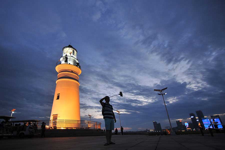 Mesmerizing sunset in Qingdao