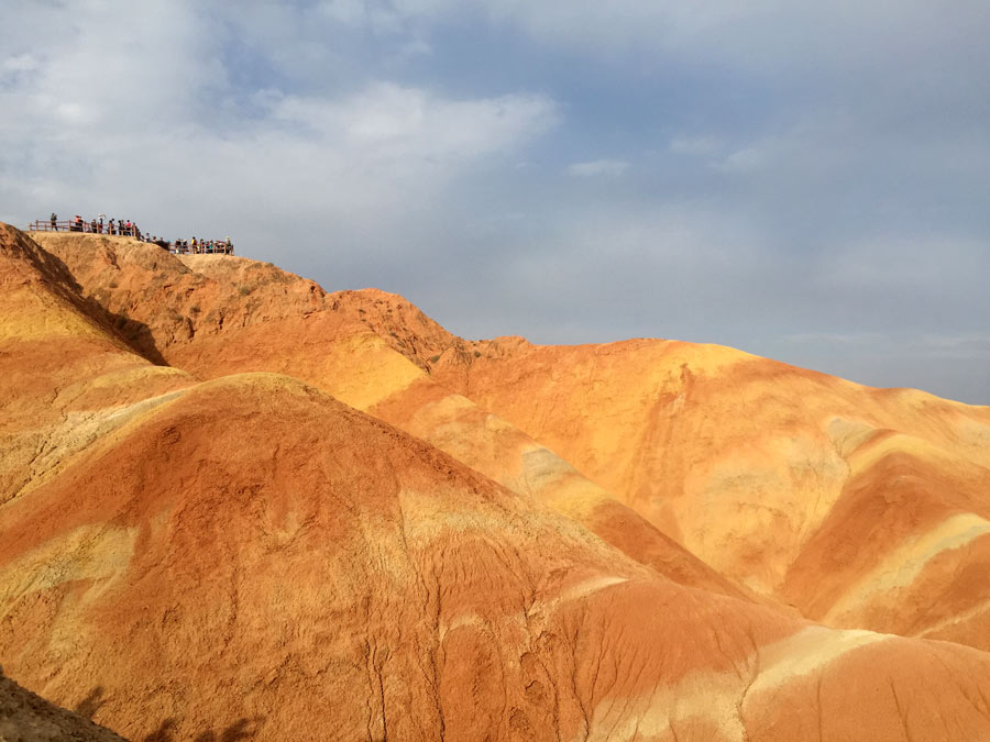 Zhangye mountains: A fairyland