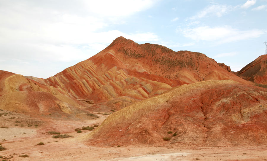 Zhangye mountains: A fairyland