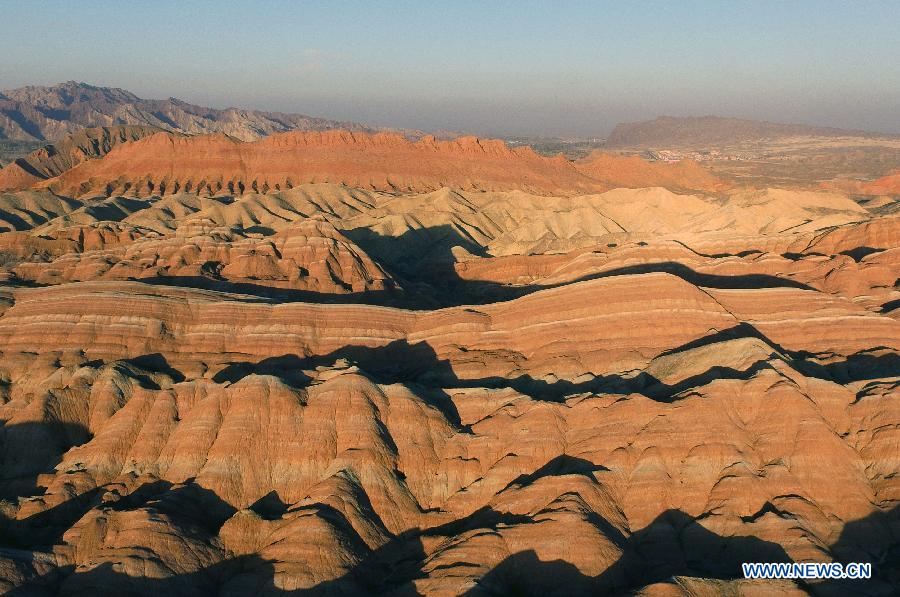 Scenery of Danxia landform in Gansu, NW China