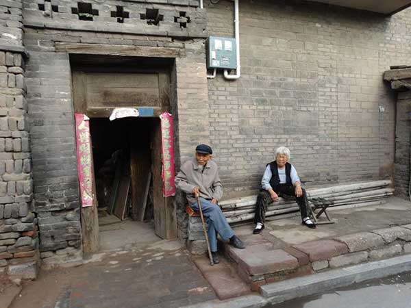 The doorways of Pingyao