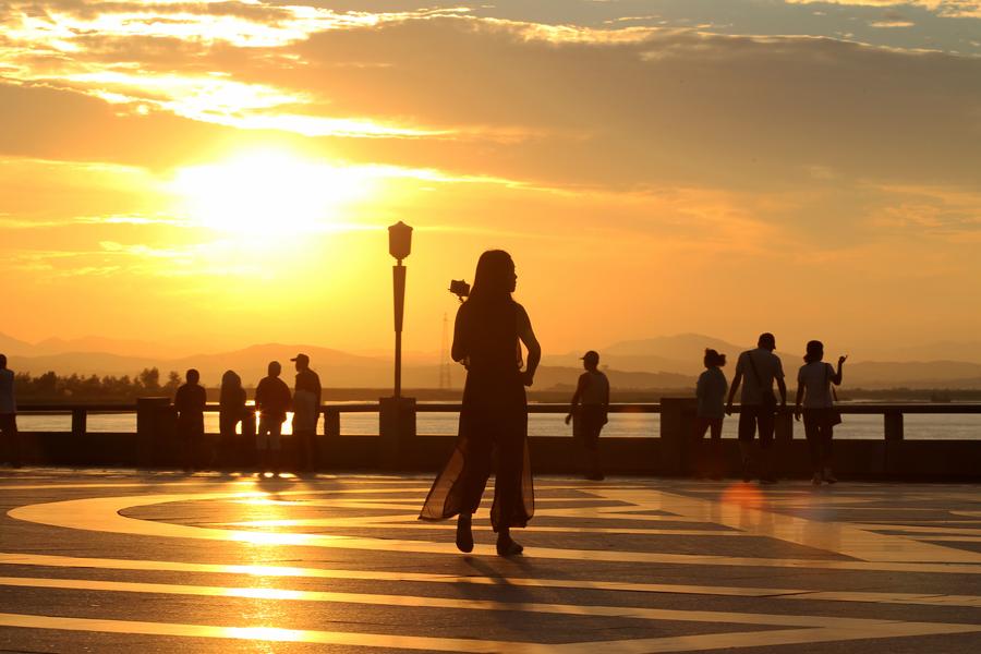 Scenery of Yalu River in Dandong