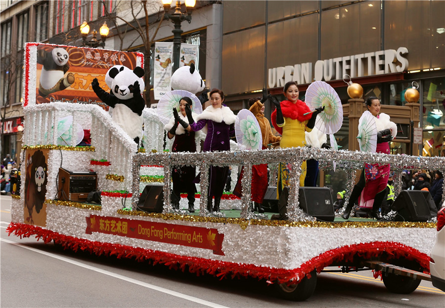 Chinese elements at Thanksgiving celebrations in the US