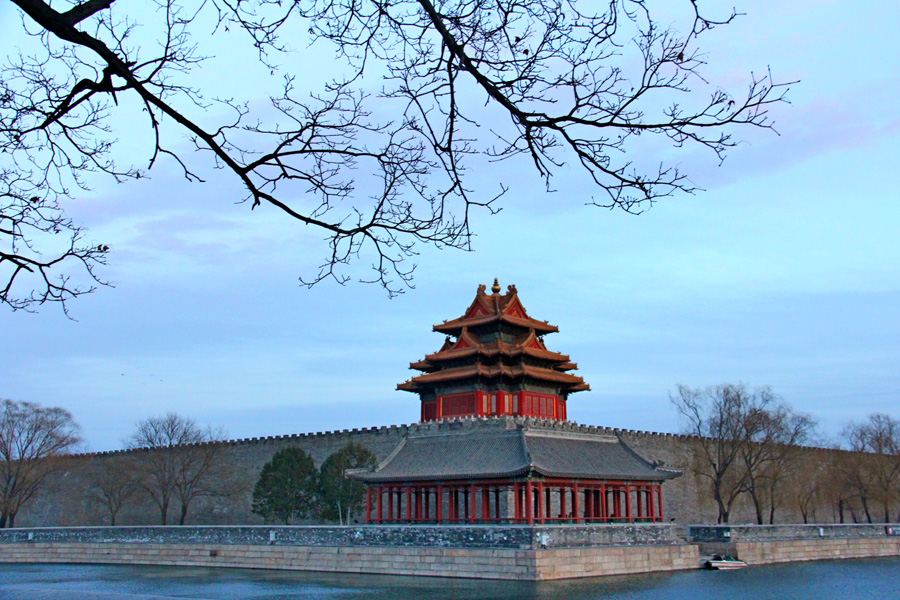 Corner Tower at its best as winter turns to spring