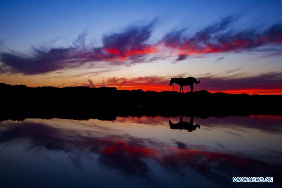 Amazing scenery of Barkol grassland in China's Xinjiang