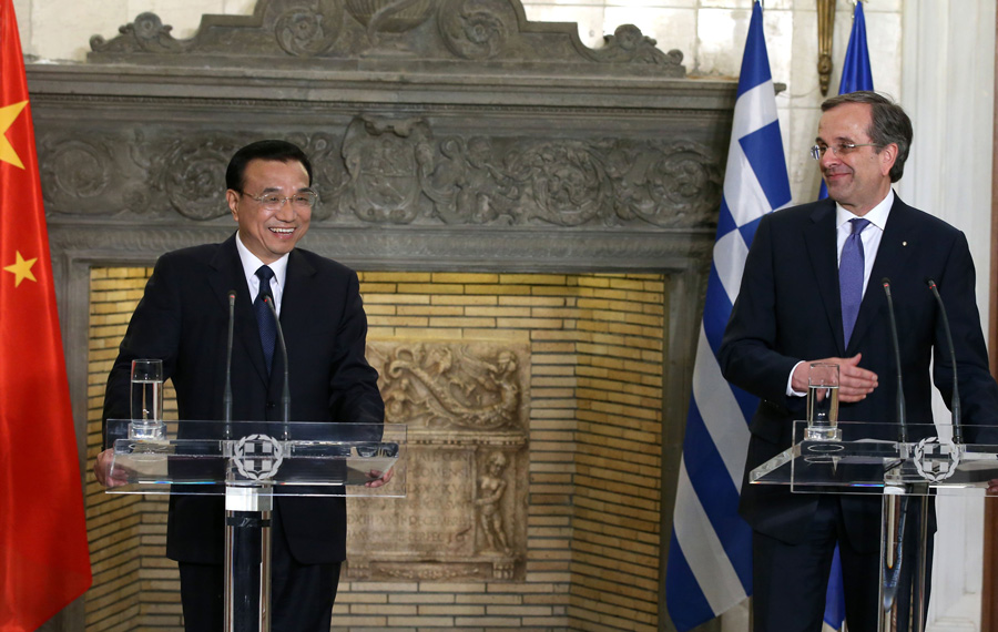 In photos: Premier Li Keqiang's Greece visit