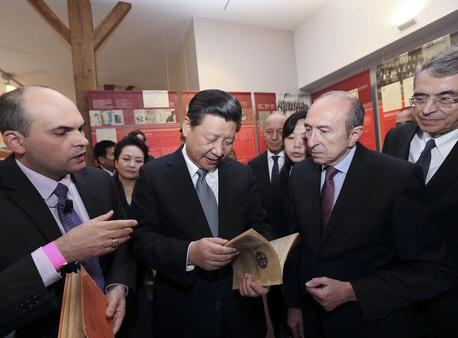 President Xi visits former site of Lyon Sino-French Institute