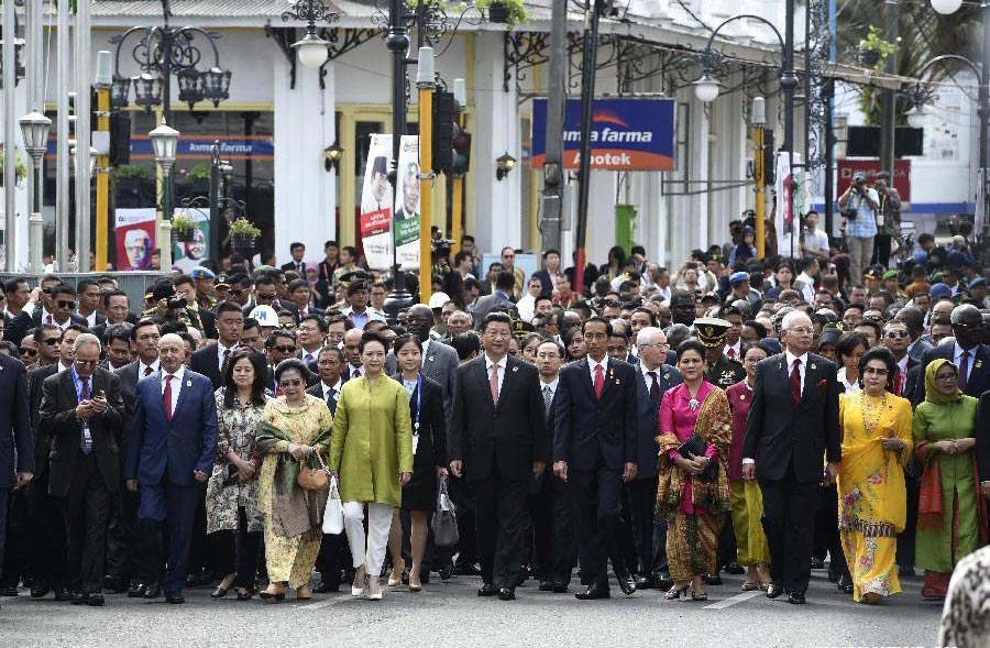 Historic walk re-enacted to commemorate Bandung Conference