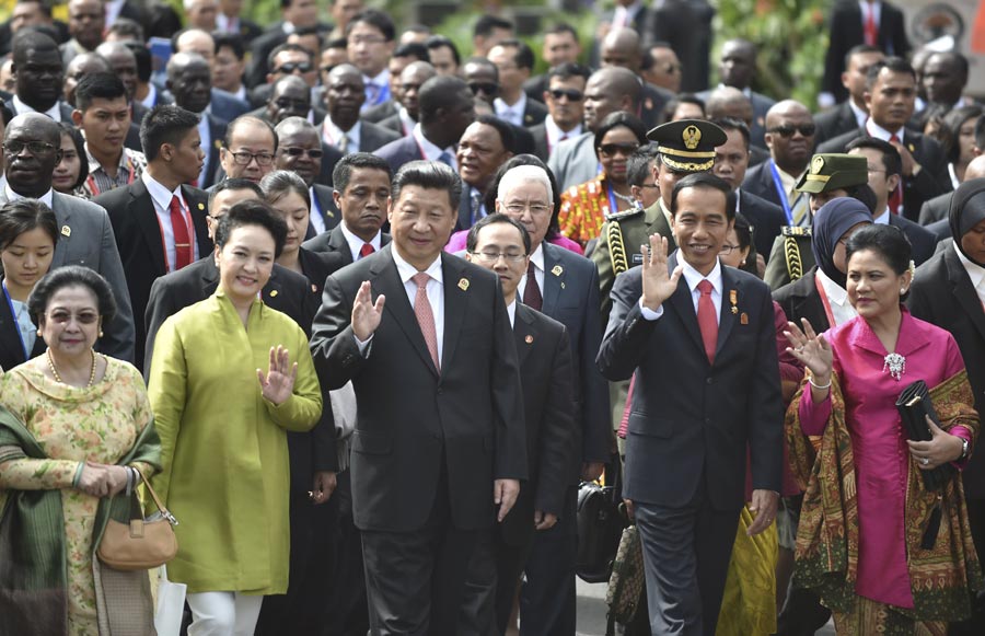 Historic walk re-enacted to commemorate Bandung Conference