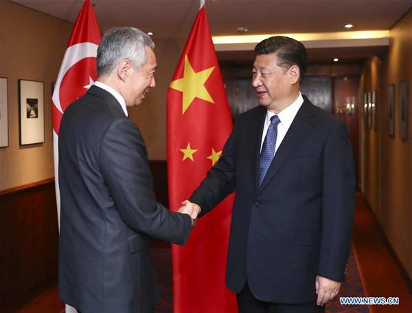 Xi urges mutual understanding with Singapore on core interests, major concerns