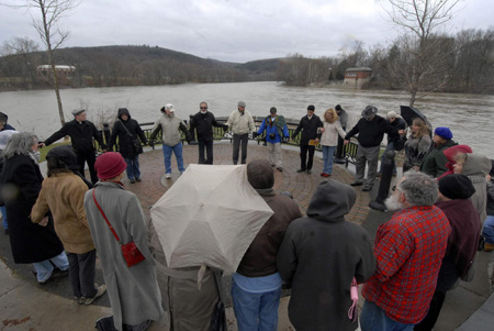 Residents mourn victims killed in shooting rampage