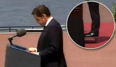 Sarkozy delivers speech, 'platform' needed