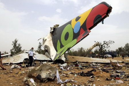 Plane with 104 crashes in Libya; boy the only survivor