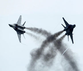 Stars of skies at world's top air shows