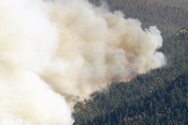 Massive wildfires continue to char western USA