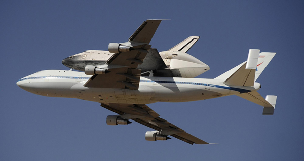 Space shuttle Endeavour lands in California