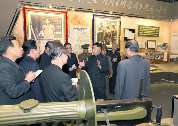 DPRK's Kim visits war museum