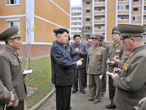 DPRK's Kim inspects apartments for scientists