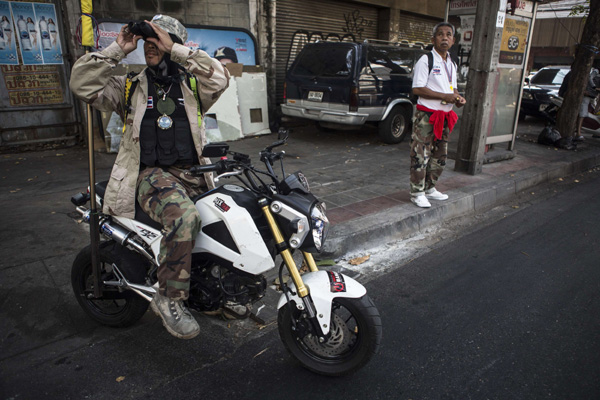 Thai protesters march on