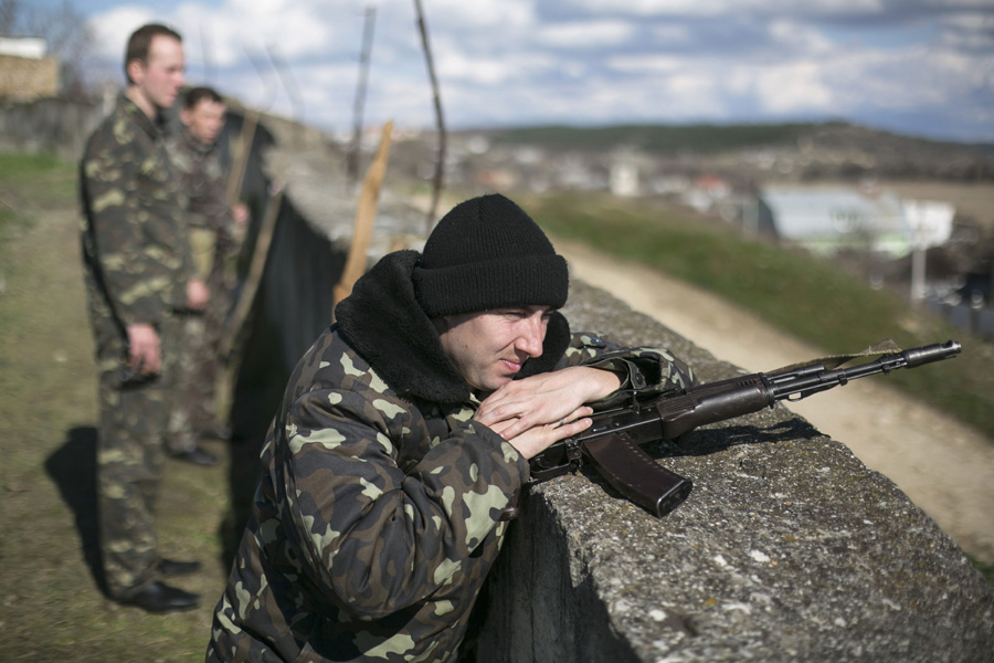 Ukrainian soldiers in pictures