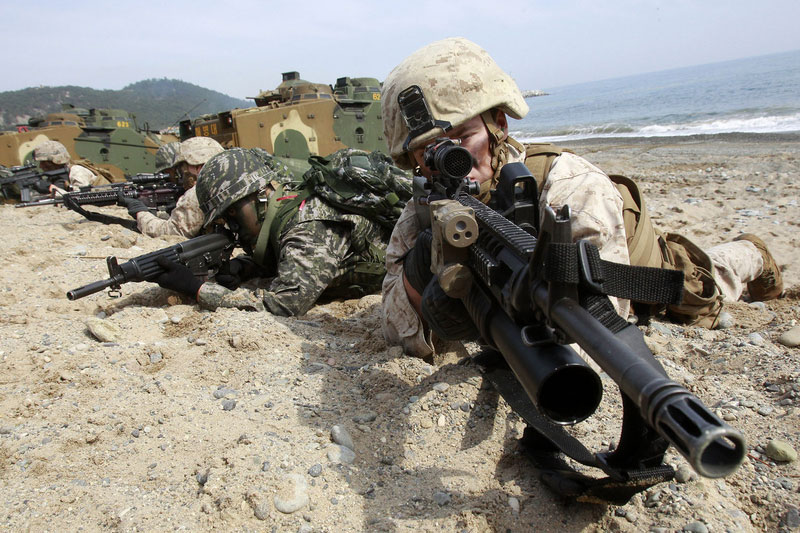 US-South Korea joint landing exercises in Pohang