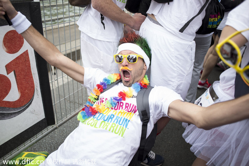 Color Run race in Paris