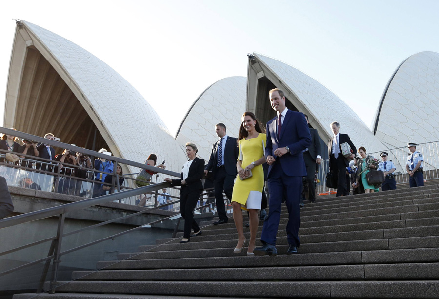 William, Kate and Prince George ready to charm Australia