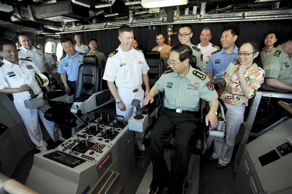 PLA chief pays visit to US