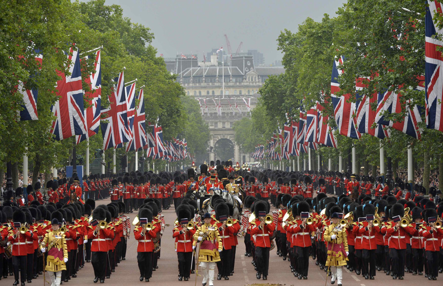 Britain celebrates Queen's official birthday