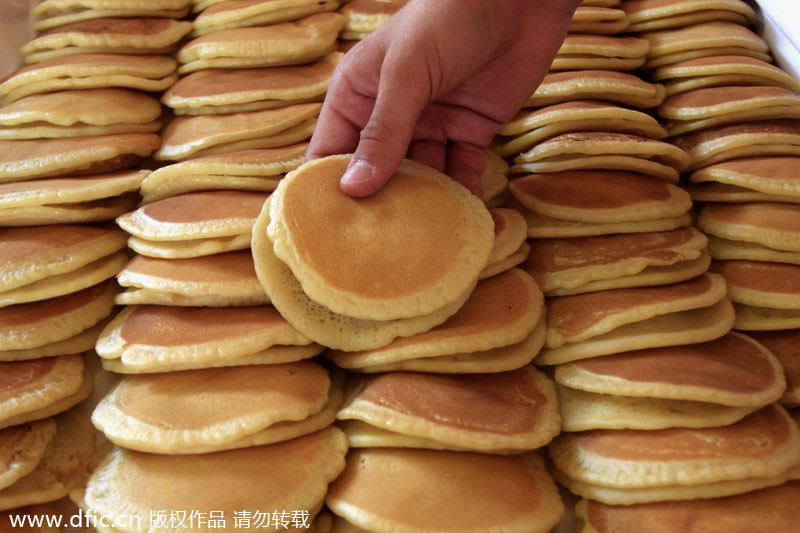 Breaking the fast with a Ramadan feast