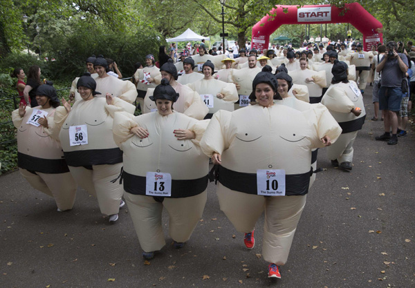 The Sumo Run held in London