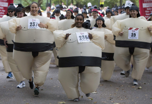 The Sumo Run held in London