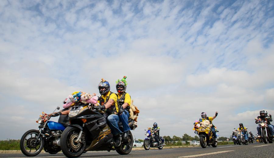 S Africa holds annual motorcycle charity ride